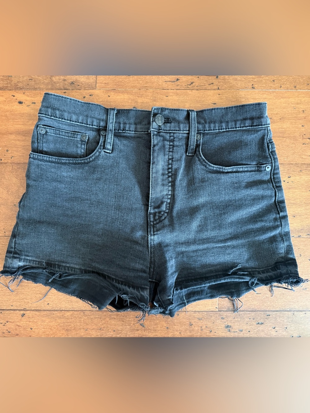 Madewell High-Rise Cutoff Denim Shorts